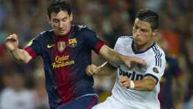 Messi y Cristiano Ronaldo en un encuentro entre el FC Barcelona y Real Madrid