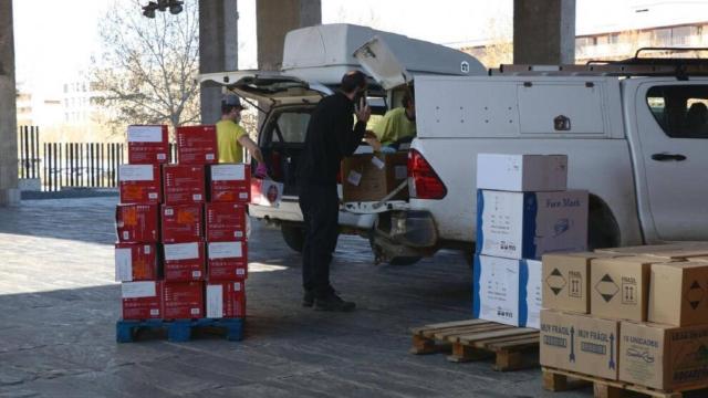 El material ha salido este miércoles de la sede del SESCAM en Toledo