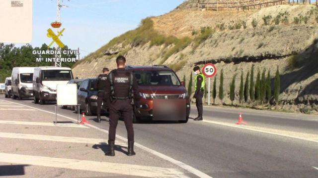 Control de la Guardia Civil. Imagen de archivo