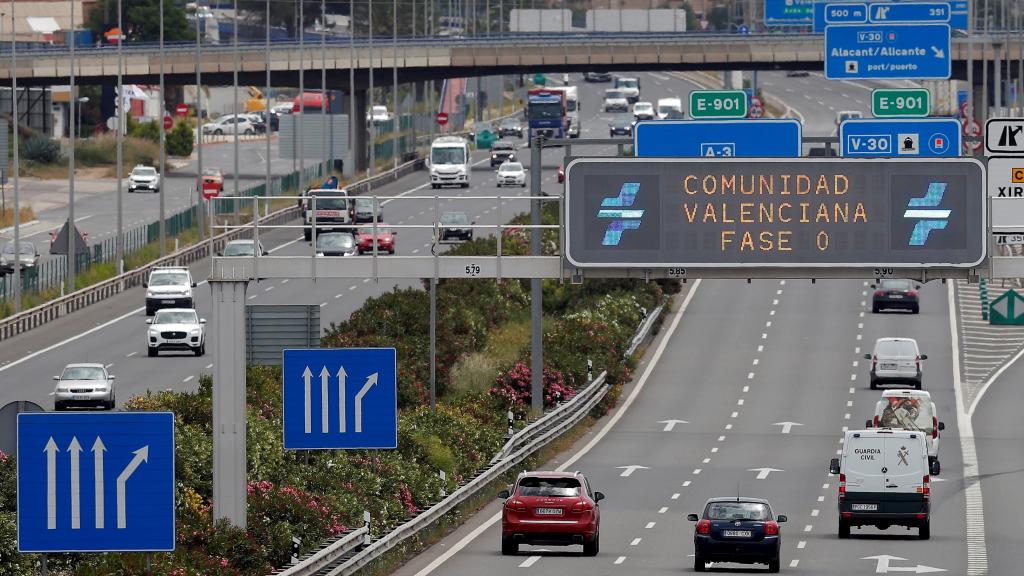 Imagen de una carretera de Valencia.