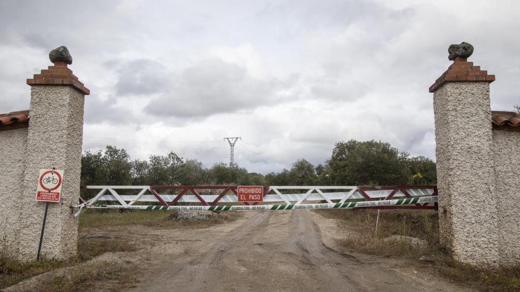 La entrada a la finca donde vivía la familia.