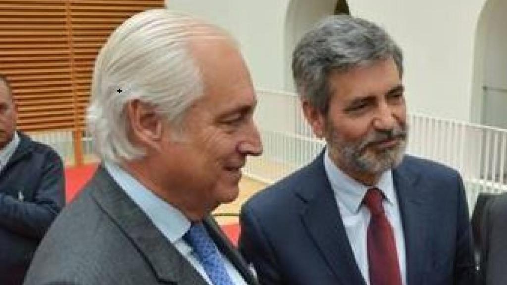 Carlos Lesmes y José Luis Concepción, en un acto en 2018./