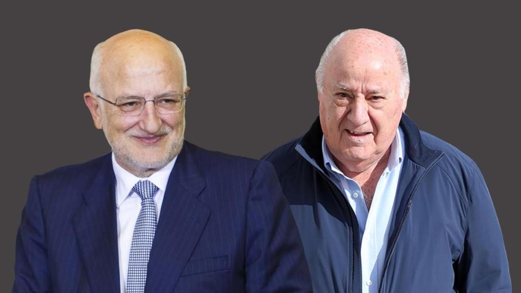 Juan Roig, presidente de Mercadona, y Amancio Ortega, de Inditex.