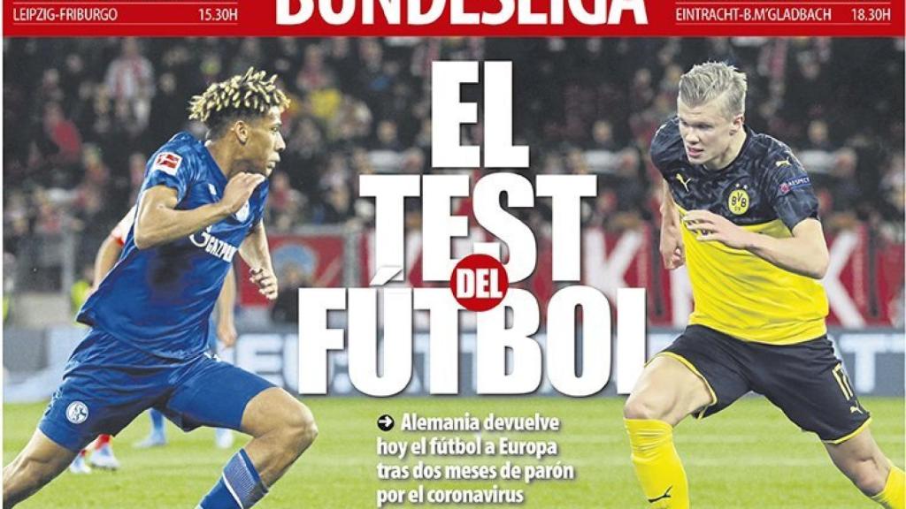 Portada Mundo Deportivo (16/05/2020)