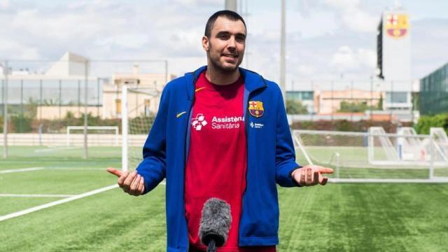 Pierre Oriola, jugador del FC Barcelona de baloncesto