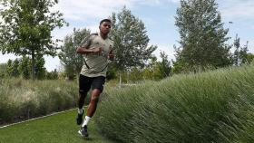 Rodrygo Goes, en un entrenamiento del Real Madrid