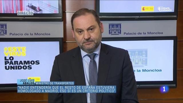 José Luis Ábalos entrevistado en 'Los Desayunos de TVE'.