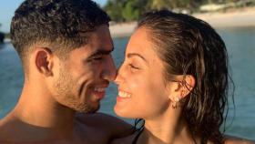 Achraf Hakimi e Hiba Abouk. Foto: Instagram (@achrafhakimi)