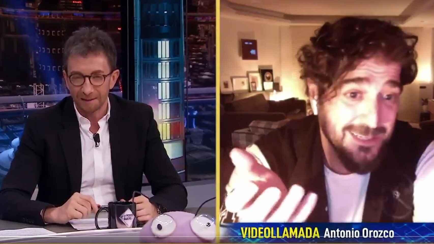 Antonio Orozco, este lunes en 'El Hormiguero'.