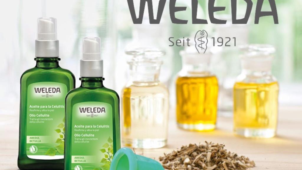 Productos de la marca Weleda.