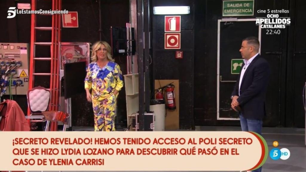 Lydia asegura que no volverá al programa si emiten el contenido del polígrafo.