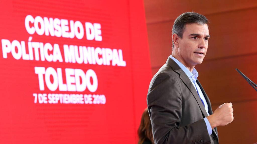 Pedro Sánchez, el pasado mes de septiembre en Toledo (Ó. HUERTAS)