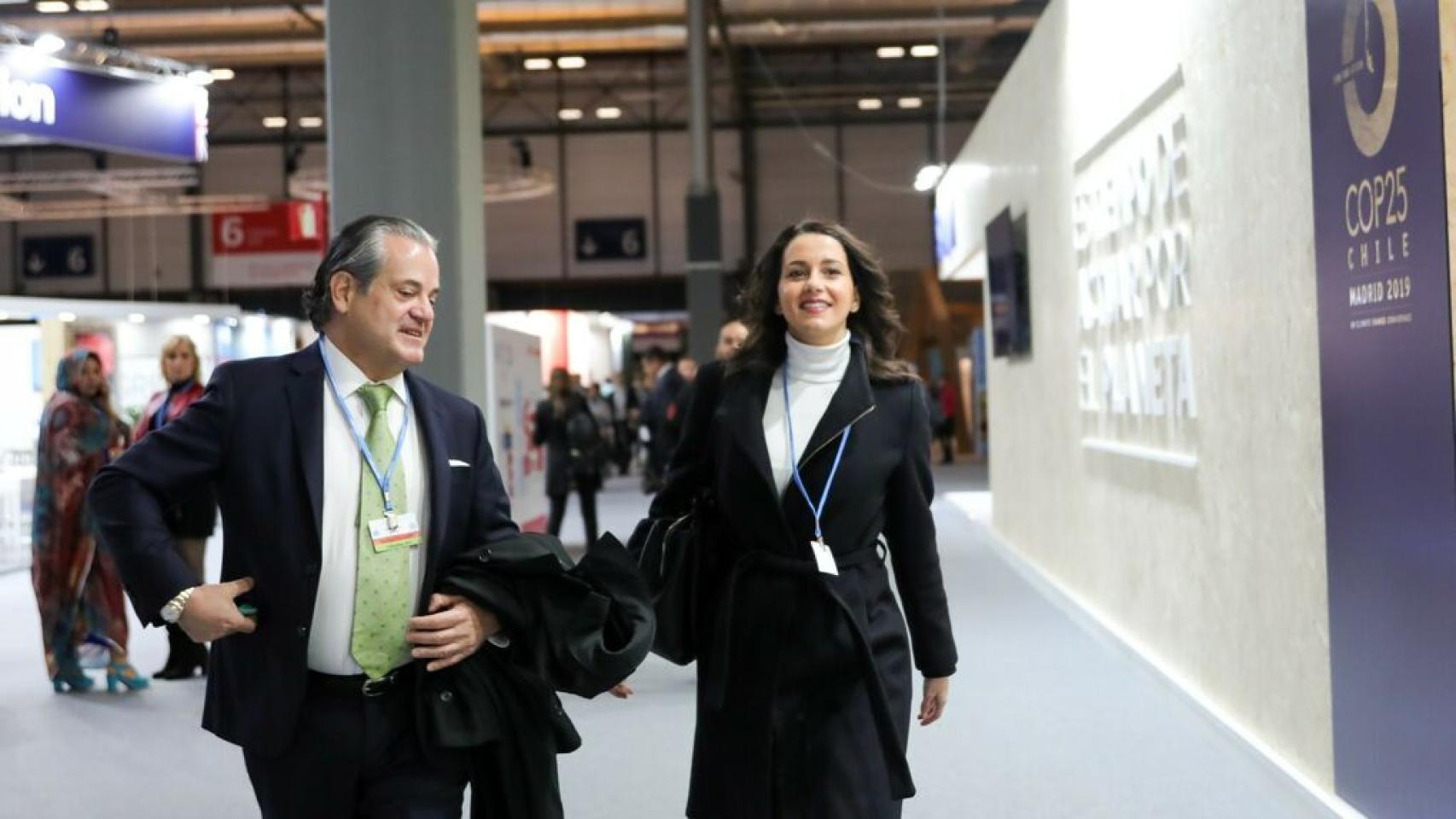 Marcos de Quinto e Inés Arrimadas en una imagen de archivo.