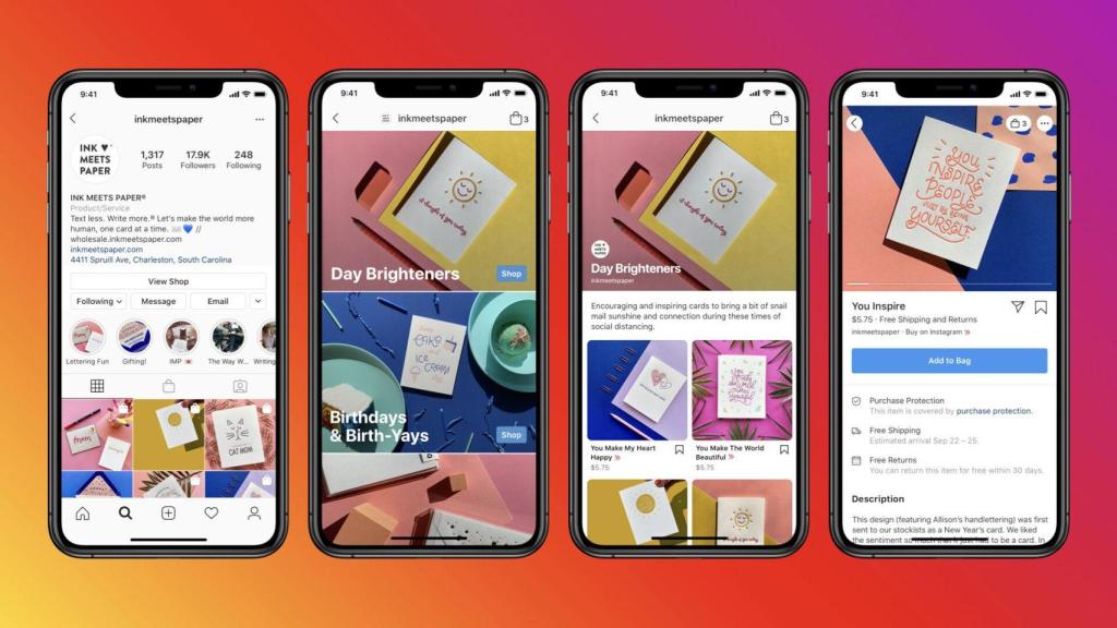 Instagram y Facebook tendrán tiendas virtuales, integradas con todos sus servicios