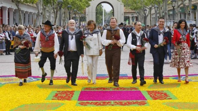 Vicente Casañ, en el centro, durante la pasada Feria de Albacete