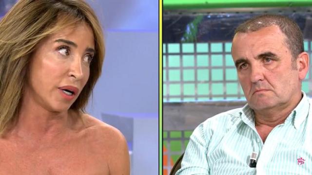 María Patiño y Antonio Montero en 'Sálvame' (Telecinco)