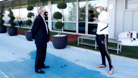 Florentino Pérez, junto a Zidane