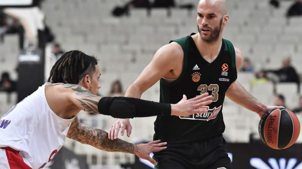 Nick Catalthes, durante un partido con el Panathinaikos