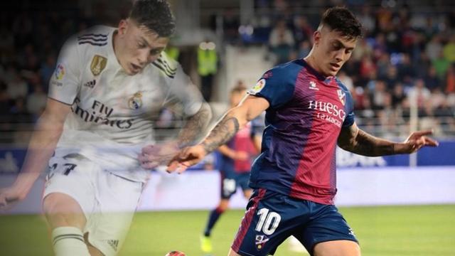 Cristo González, durante su etapa en el Real Madrid y en el Huesca