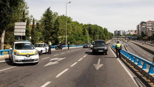 Agentes de la Policía Municipal de Madrid en un control policial. Archivo. - Joaquin Corchero - Europa Press