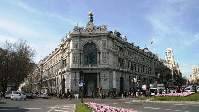 Fachada del Banco de España.