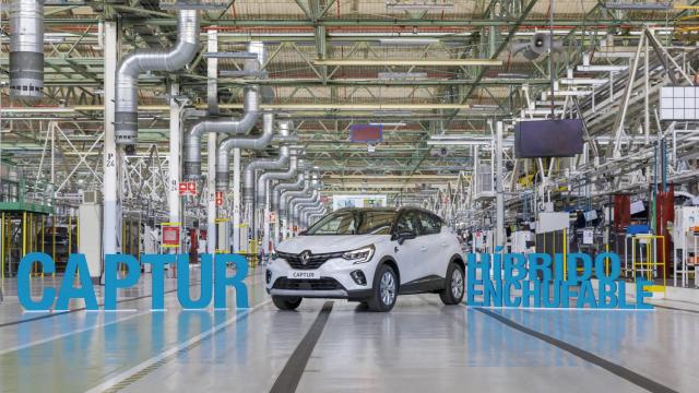 Imagen del Renault Captur híbrido enchufable.