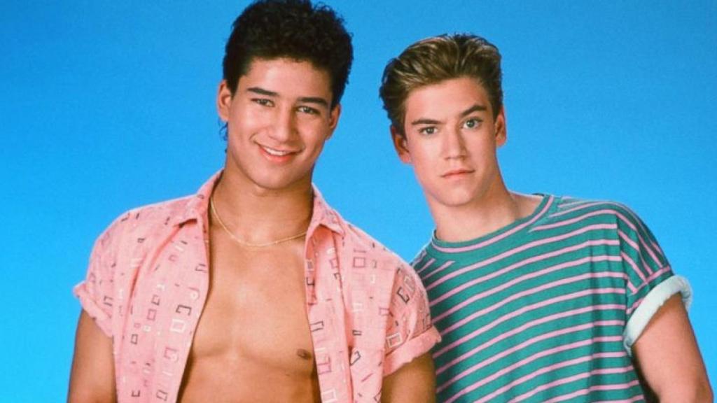 AC Slater y Zach Morris en 'Salvados por la campana'