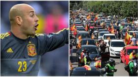 Pepe Reina y la manifestación de Vox