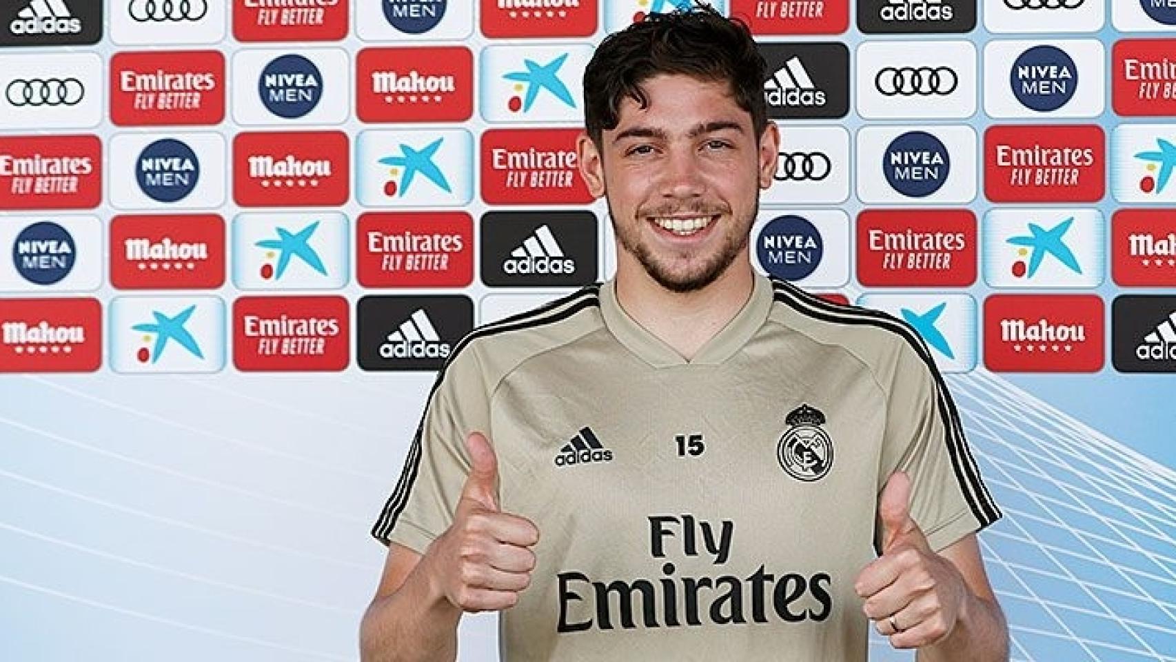 Fede Valverde, tras el entrenamiento del Real Madrid