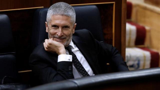 Fernando Grande-Marlaska, en el Congreso de los Diputados.