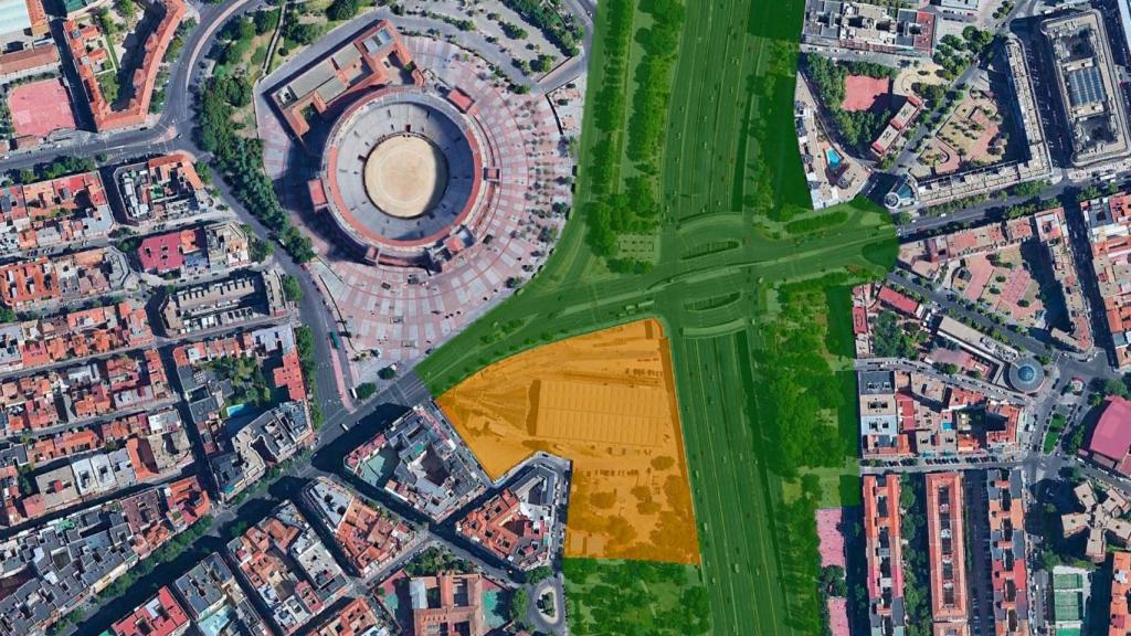 Espacio de 20.000 m² para un uso cultural y social justo enfrente de la plaza de Ventas.