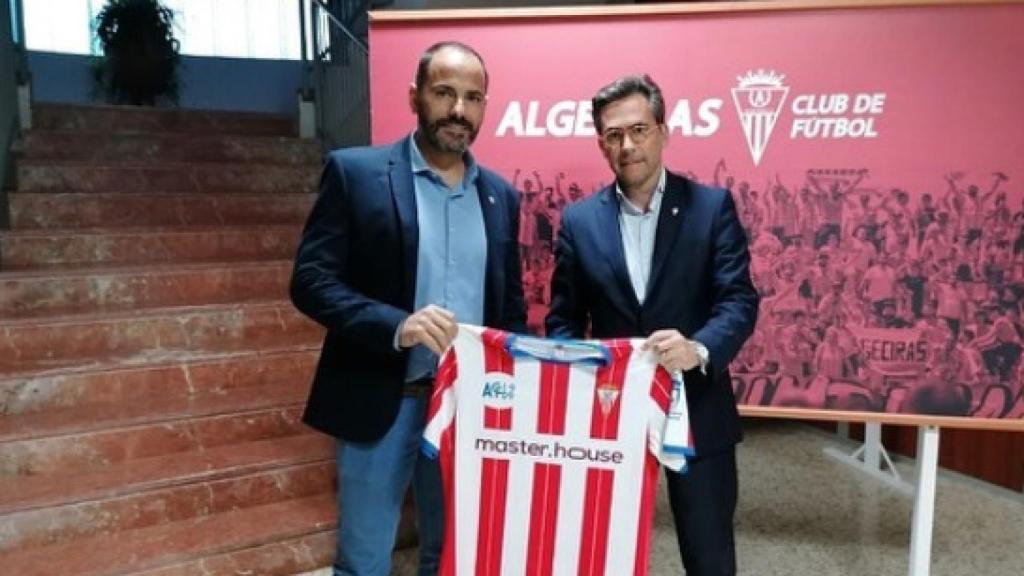 Salva Ballesta, en su presentación como entrenador del Algeciras