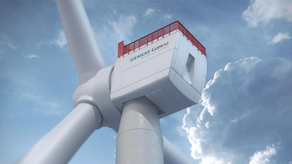 Turbina de Siemens Gamesa, en una imagen de archivo.