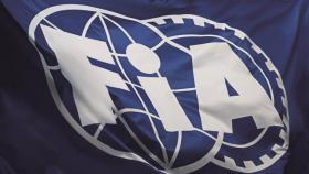 La bandera de la FIA