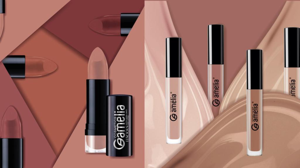 Amelia Cosmetics ofrece productos para el cuidado personal.