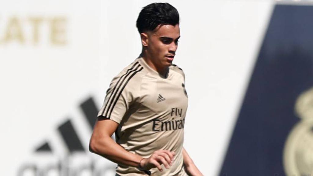 Reinier y Casemiro, en un entrenamiento del Real Madrid