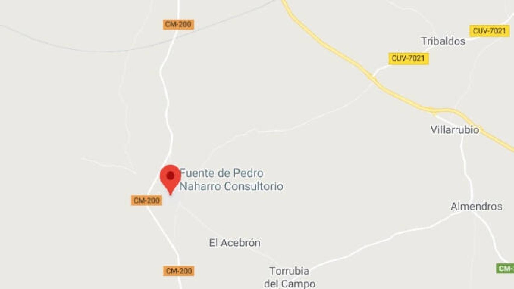 El lugar en el que ha ocurrido el accidente (Google Maps)