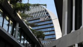 Edificio central de BBVA en Madrid.