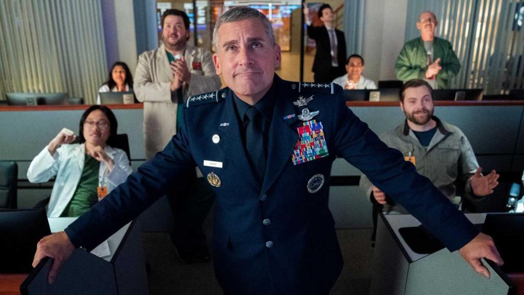 Steve Carell en Space Force.