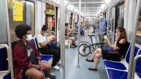 Imagen del Metro de Barcelona el 25 de mayo.