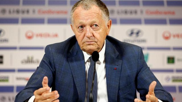 Jean Michel Aulas, presidente del Olympique de Lyon