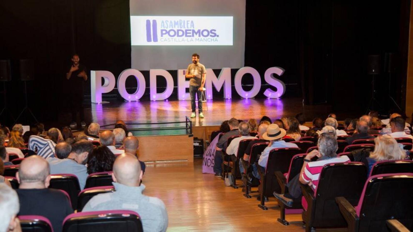Una imagen de la última asamblea de Podemos Castilla-La Mancha, celebrada en Toledo