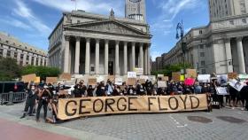 Nueva York se manifiesta por la muerte de George Floyd