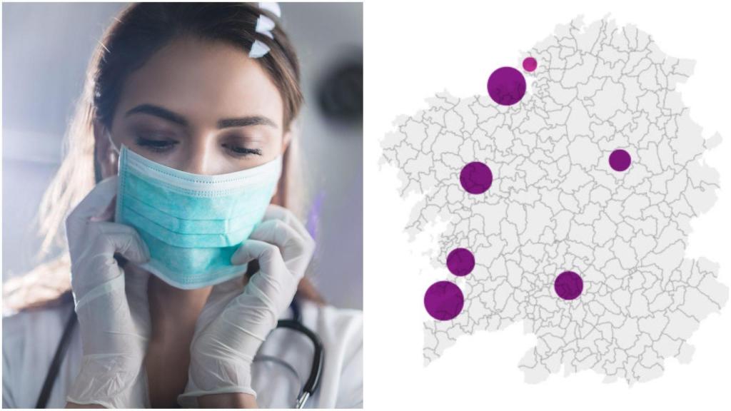 Coronavirus: 8 positivos en Galicia en todos los tests y 465 casos activos
