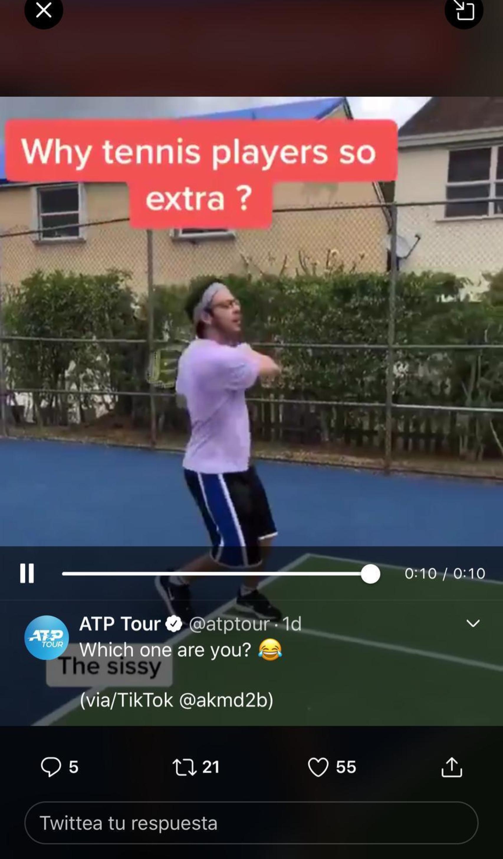 El polémico retuit de la ATP