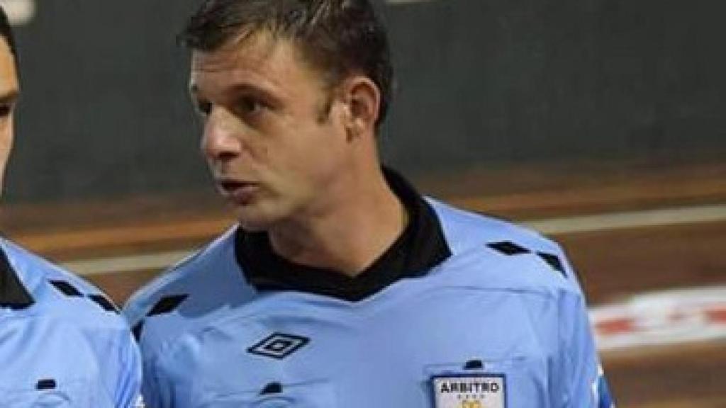 Andrés Pollero, durante un partido