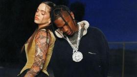 Rosalía y Travis Scott.