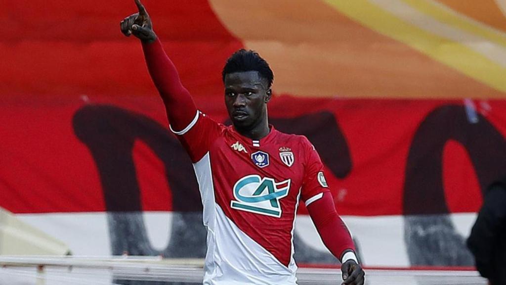 El futbolista Keita Baldé, durante un partido con el AS Mónaco