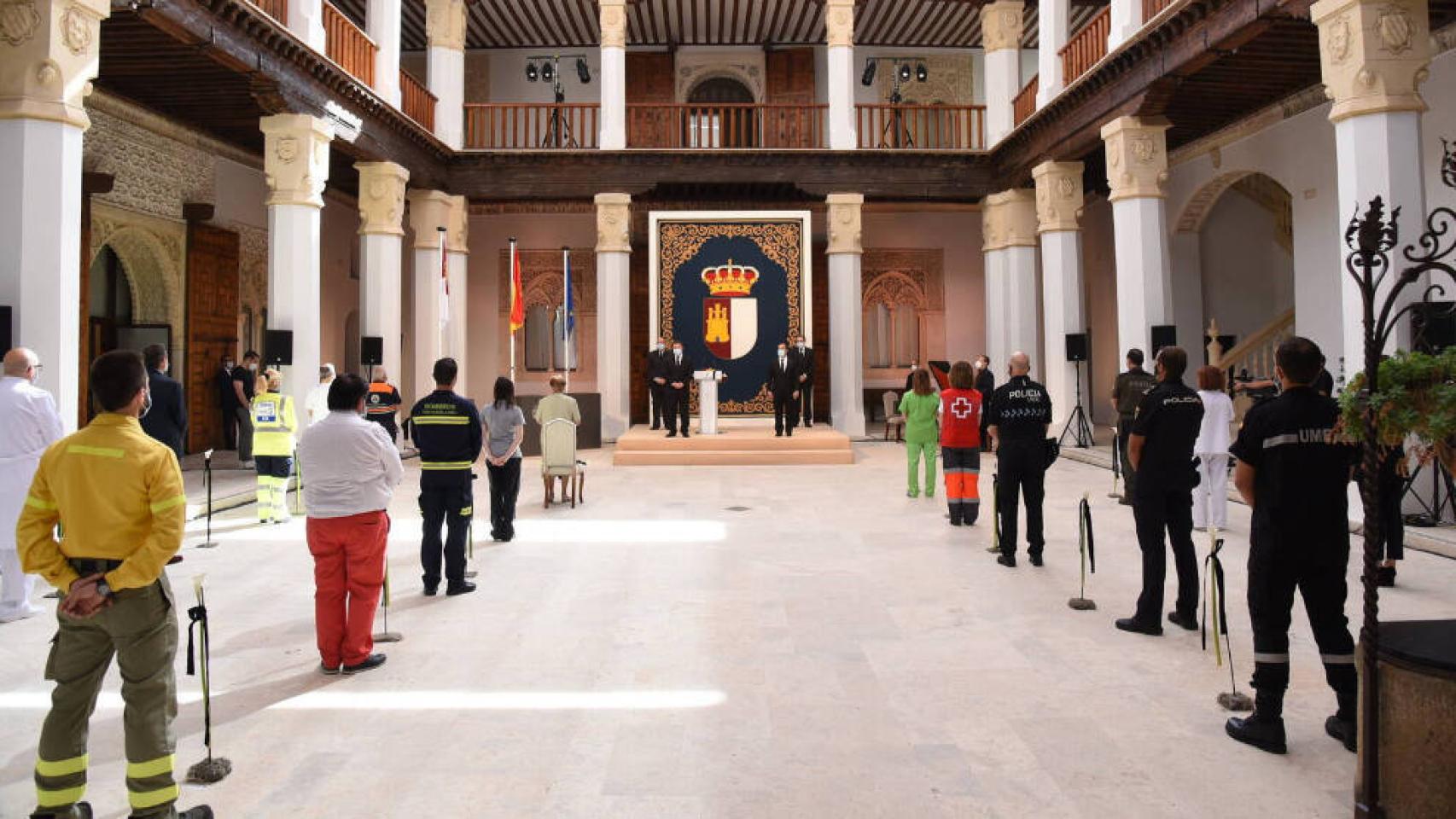 Acto institucional del Día de Castilla-La Mancha este domingo en el Palacio de Fuensalida bajo la presidencia de Emiliano García-Page