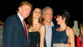 Jeffrey Epstein junto a Donald Trump.